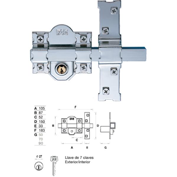 Cerrojo mod. 101L/105.
