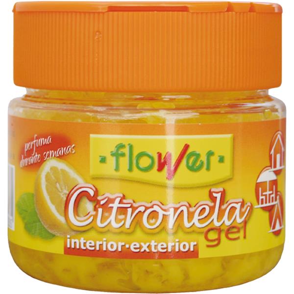 Citronella gel repelente insectos.