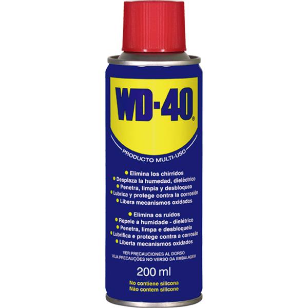 Spray lubricante multiuso WD-40.