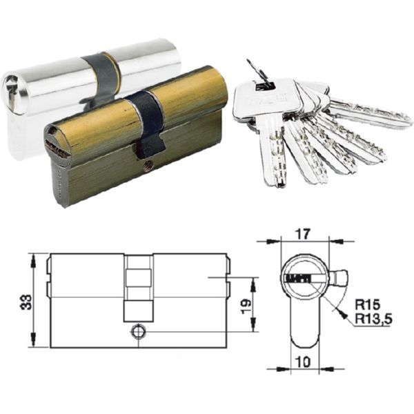 Cilindro seguridad. Mod. HS-7.