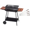 BARBACOA GARDEN 60-40 INOX+JGO.4BROCHETA