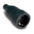 BASE ENCHUFE GOMA NEGRO TT 16A-250V