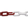 CADENA PLASTICO 30260/8X49-25MT ROJ/BCO